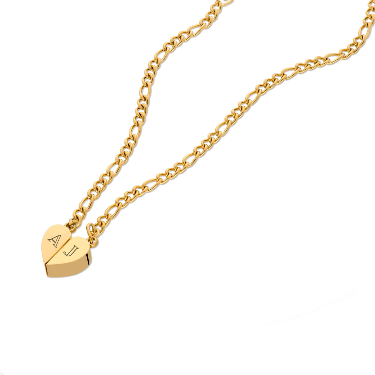 Magnetisch hart ketting goud