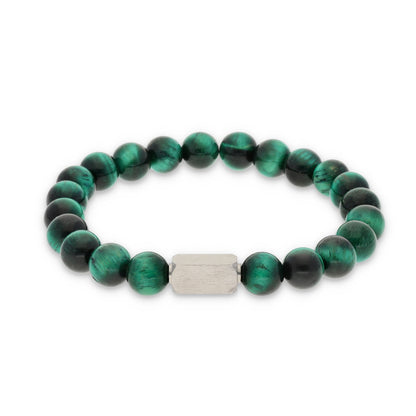 Groene tijgeroog armband