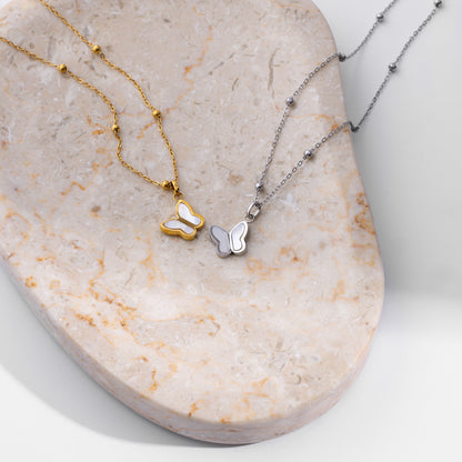 Vlinder ketting goud