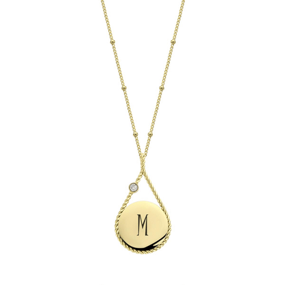 Initial coin gold - Personalized