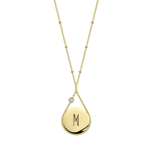 Initial coin gold - Personalized