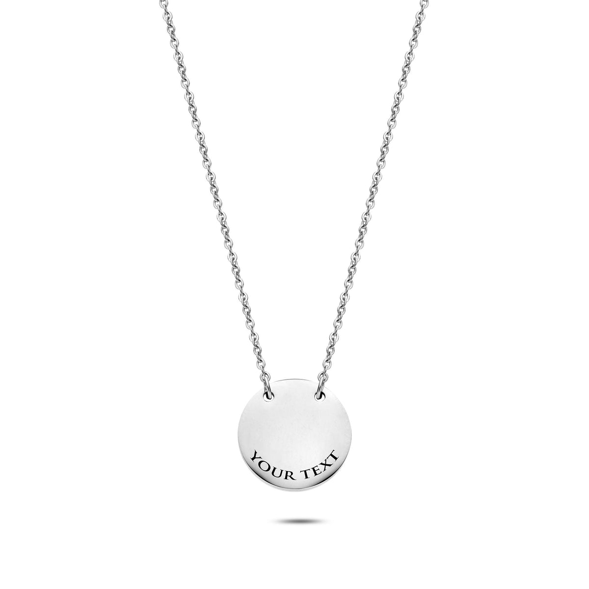Munt ketting zilver