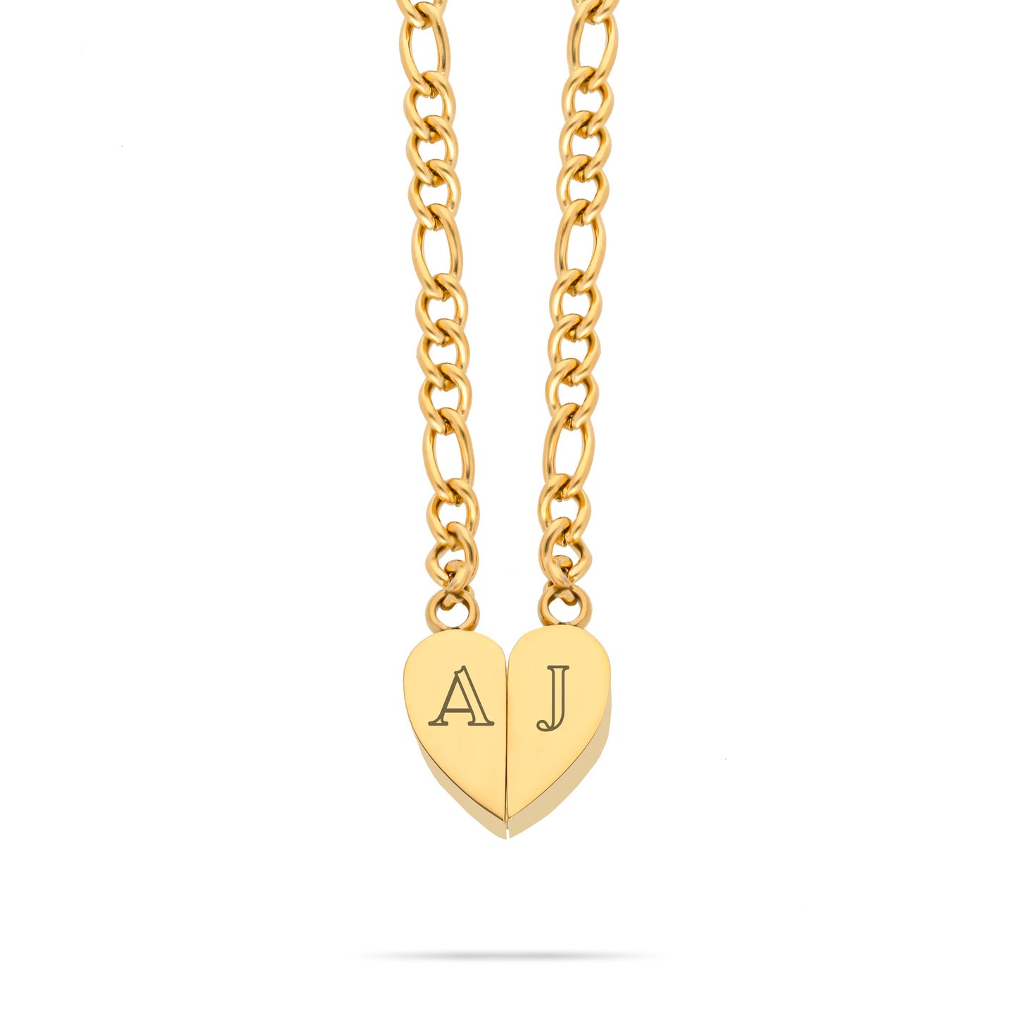Magnetic heart gold - Personalized