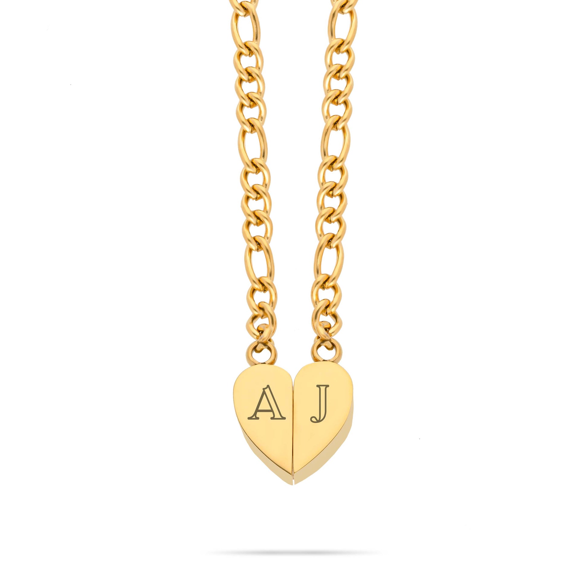 Magnetic heart gold - Personalized