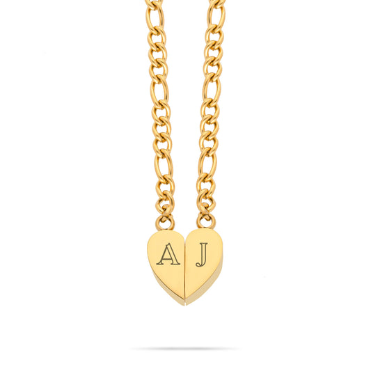 Magnetic heart gold - Personalized
