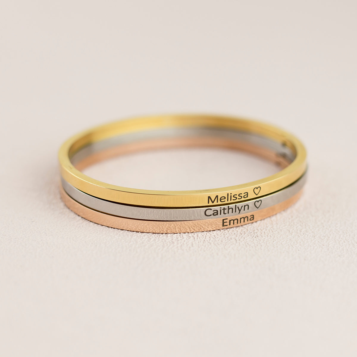Name bangle - No discoloration