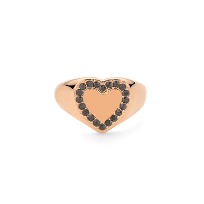 Noir heart - Stainless steel