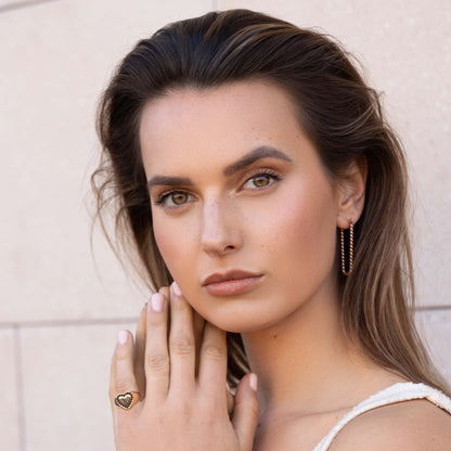Rope earring - Tarnish free