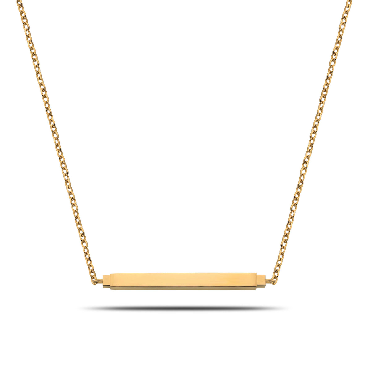 Secret bar ketting goud