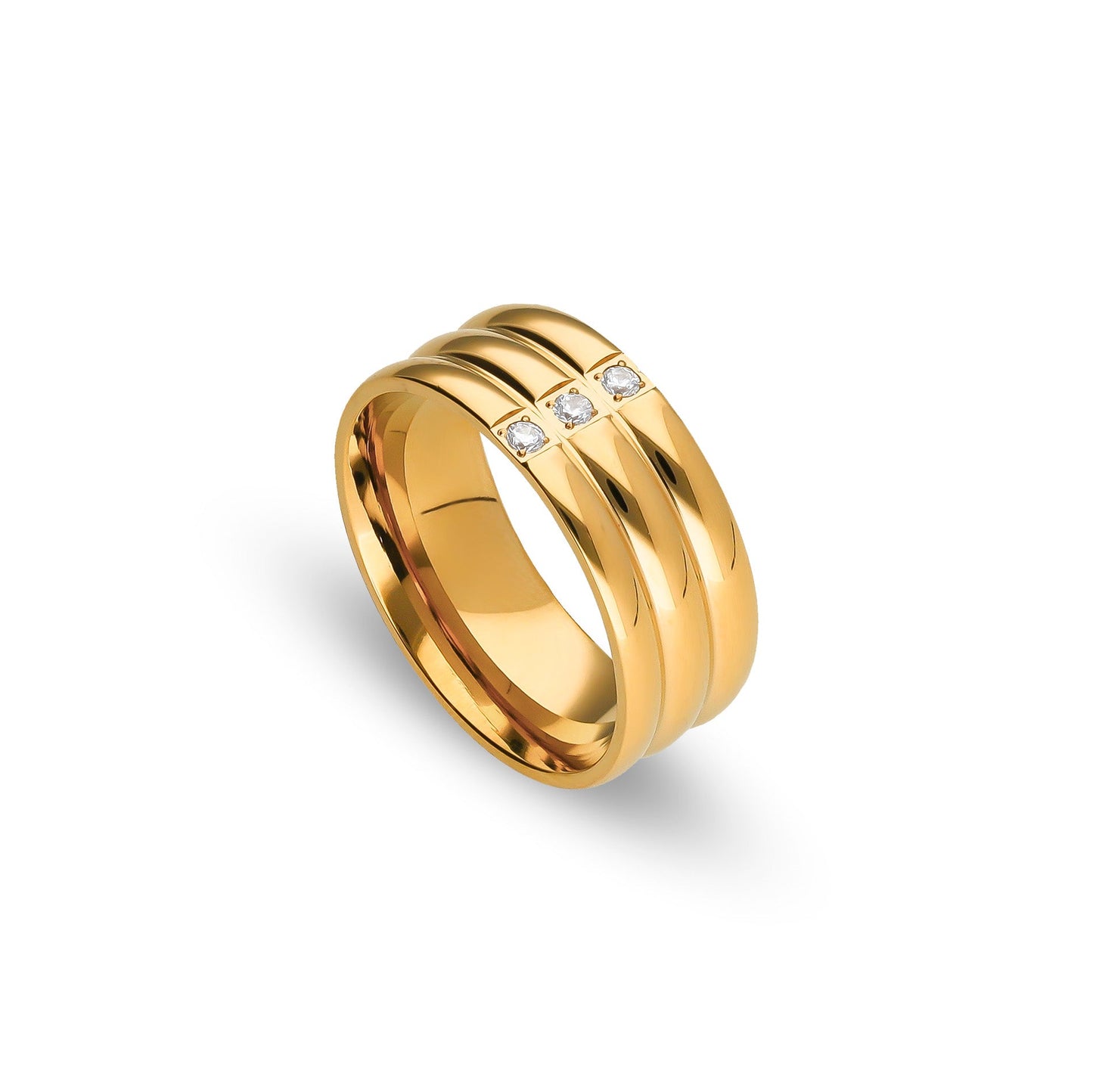 Sienna ring gold - Stainless steel