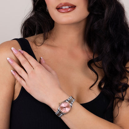 Signé watch silver/rosé