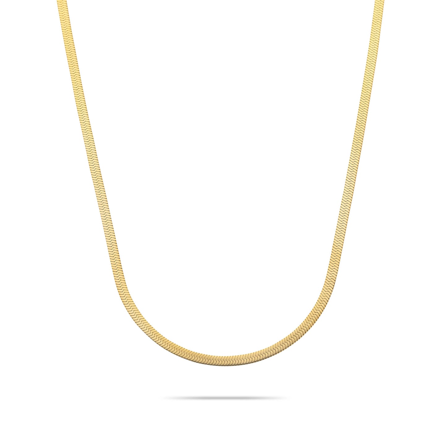 Snake necklace gold - Stainless steel