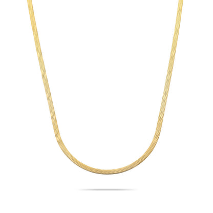 Snake necklace gold - Stainless steel