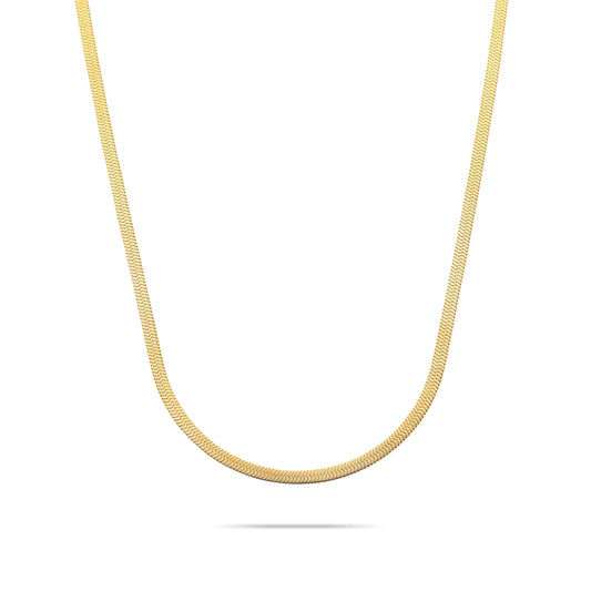 Snake necklace gold - Stainless steel