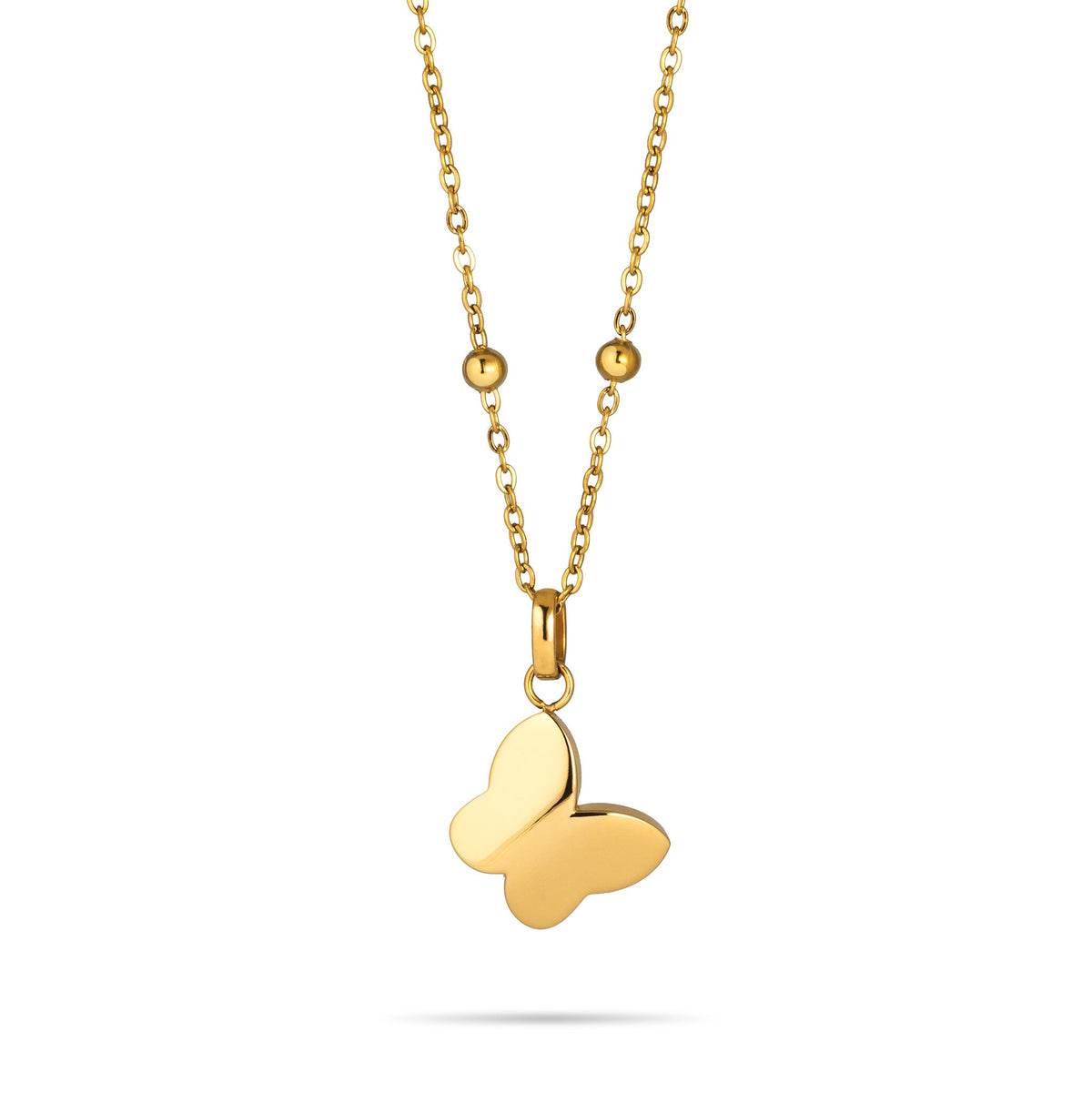 Vlinder ketting goud