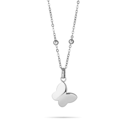 Vlinder ketting zilver