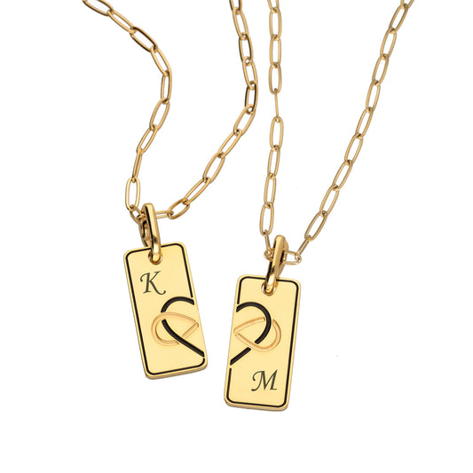 Soulmates ketting – BFF goud
