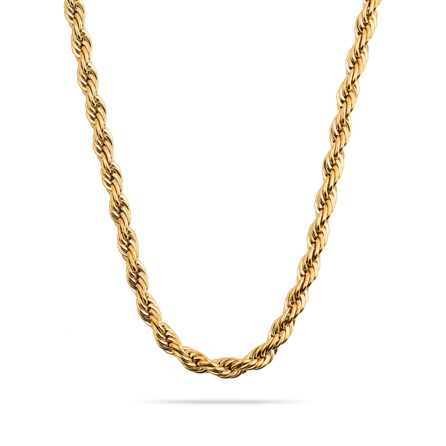 Twisted Rope Gold - Stainless steel