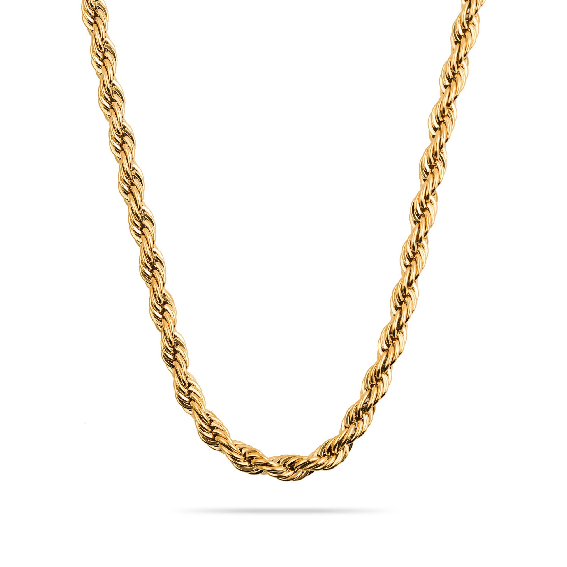 Twisted Rope Gold - Stainless steel