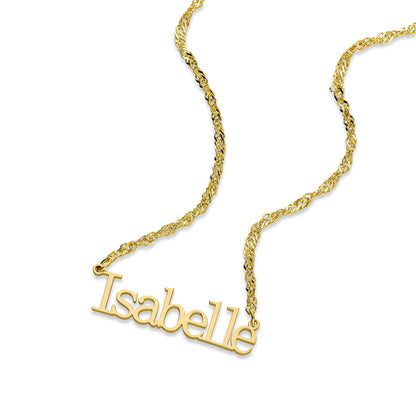 Vivola name necklace gold - Personalized