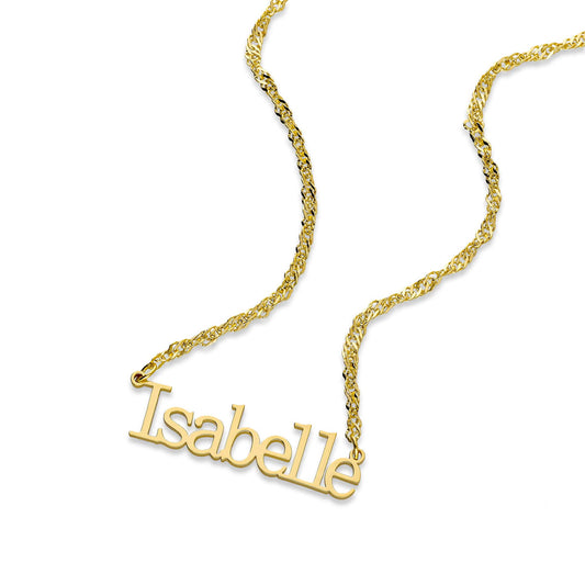 Vivola name necklace gold - Personalized