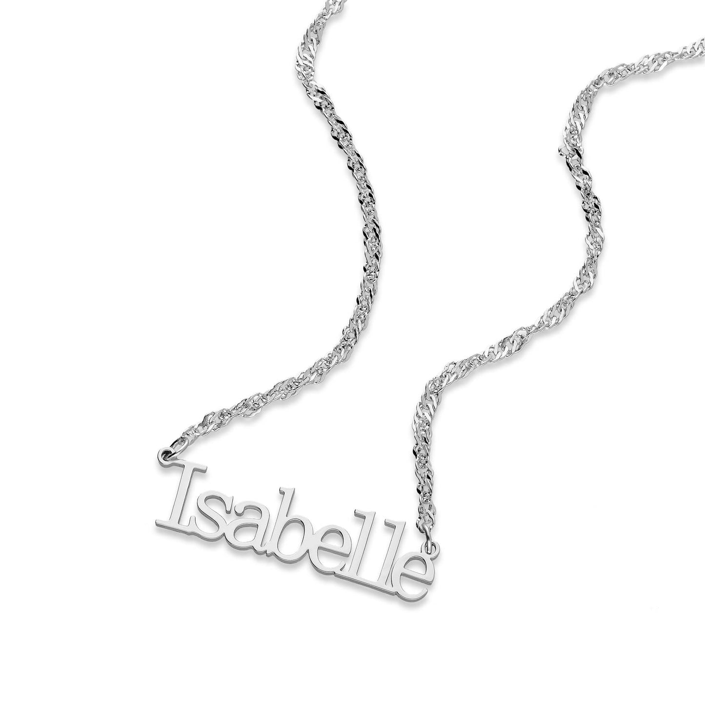 Vivola name necklace silver - Personalized