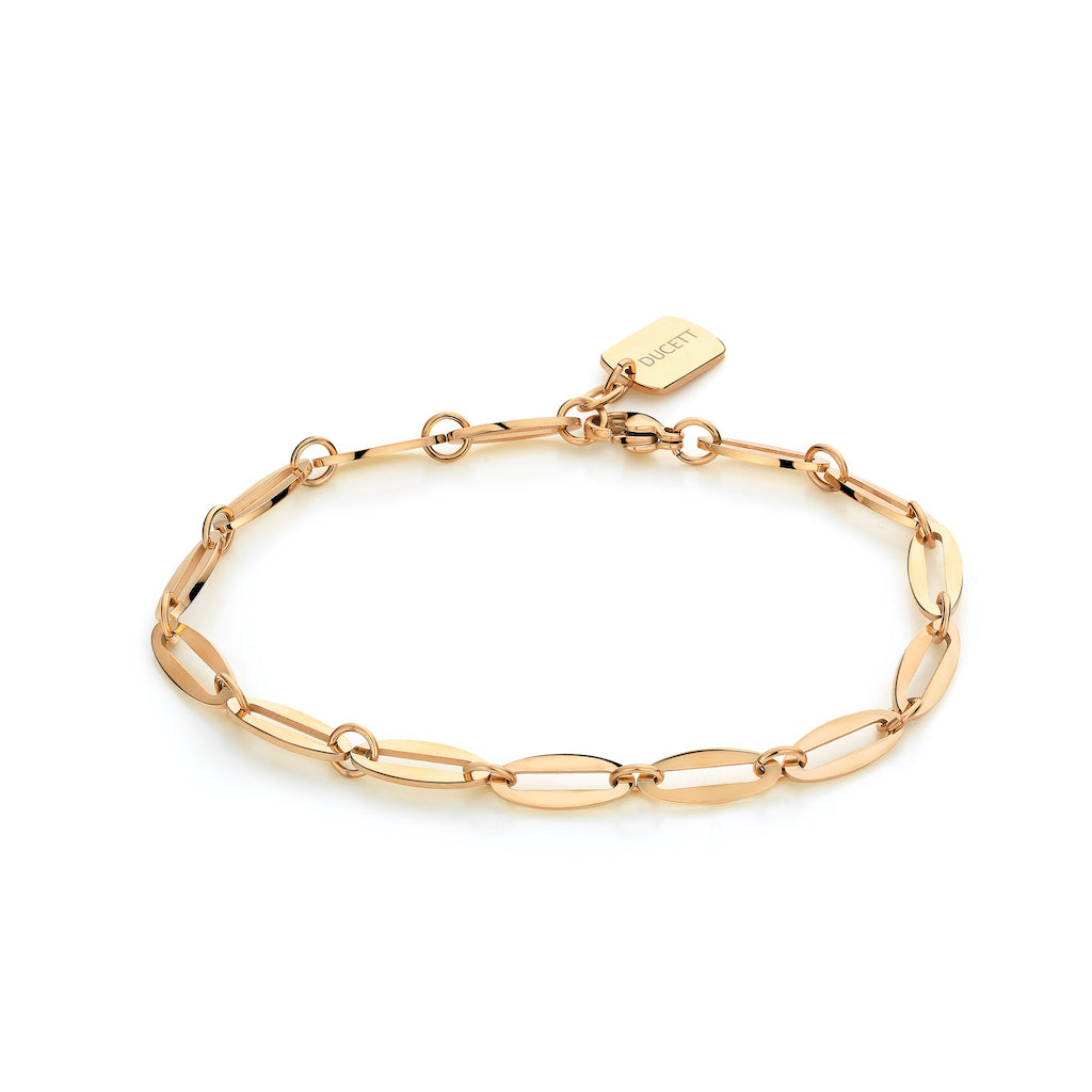 Chain link rosé gold - Stainless steel